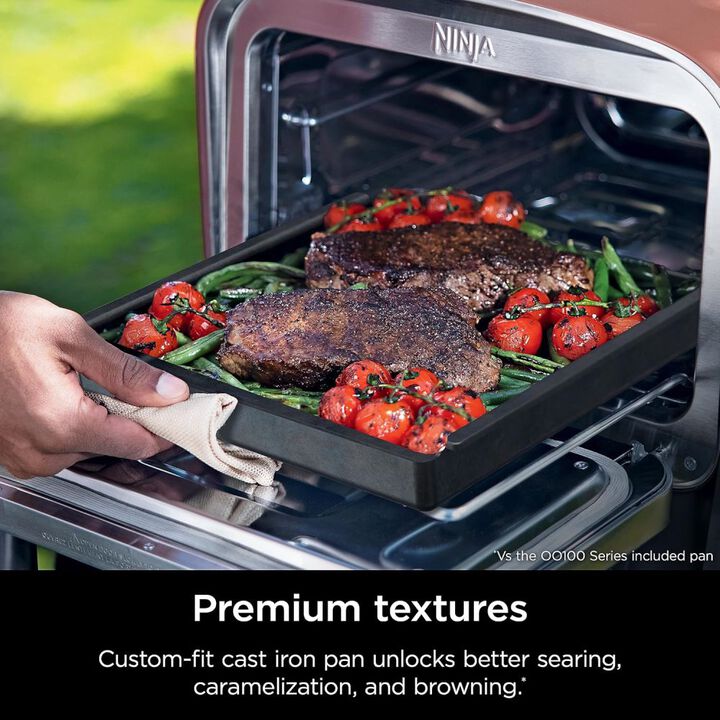 Ninja Woodfire 12 x 12 Inch Cast Iron Outdoor Cooking Pan Black, large image number 1