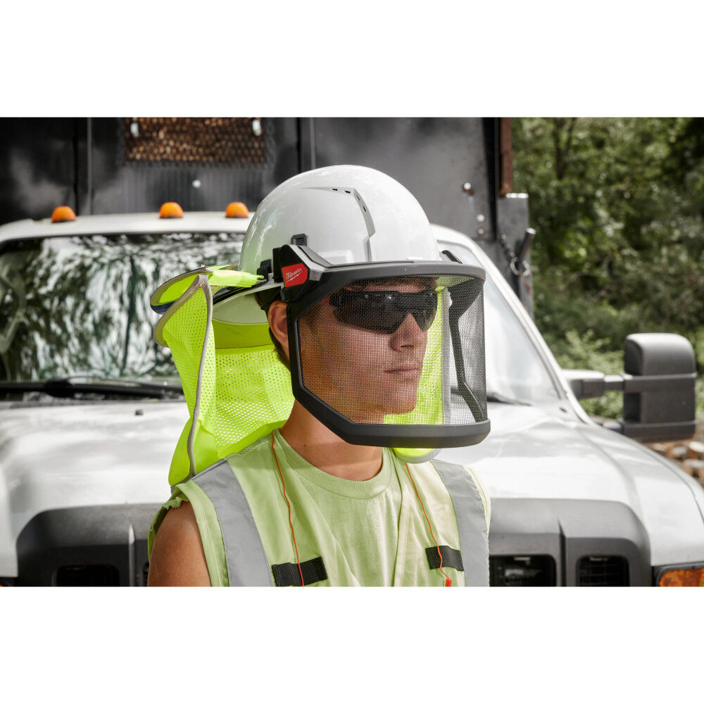Milwaukee Gray Full Brim Hard Hat with 4pt Ratcheting Suspension Type 1 Class E, large image number 10