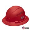 Klein Tools Full Brim Style Vented Hard Hat Red, small image number 2