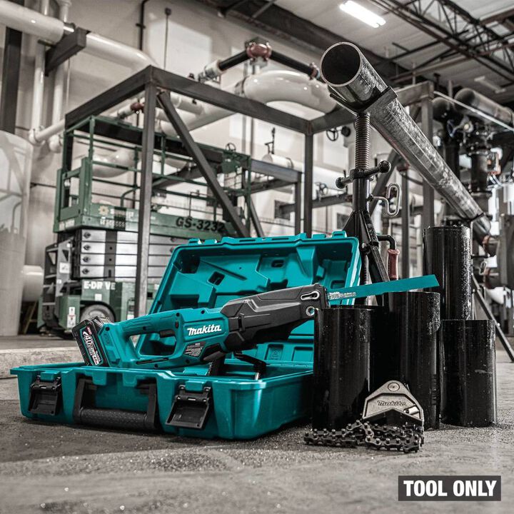 Makita 40V max XGT Brushless Cordless Reciprocating Pipe Saw with Chain Vise (Bare Tool), large image number 2