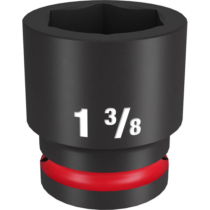 Milwaukee Impact Socket 3/4in Drive 1 3/8in Standard 6 Point