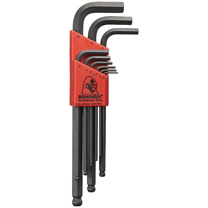 Bondhus Set 9 Balldriver L-wrenches