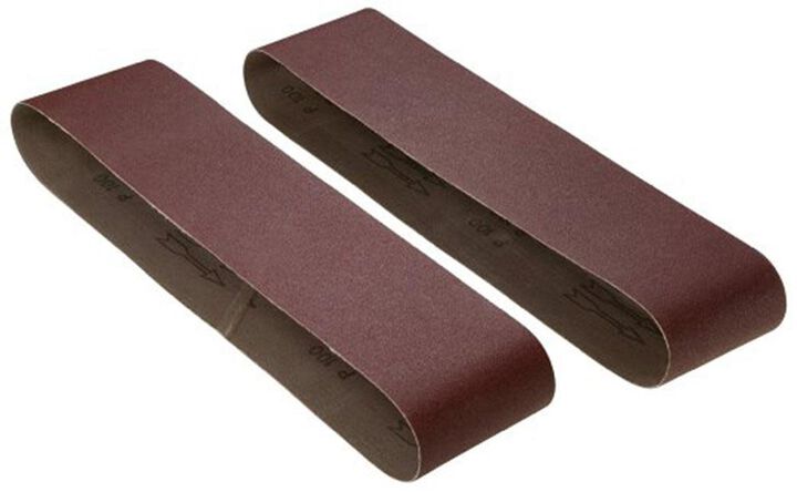 RIKON 4 In. x 36 In. Sanding Belt 120 Grit (PK2)