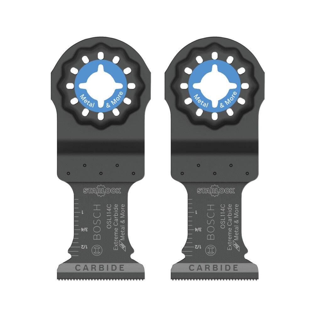 Bosch 1-1/4 Inch Starlock Oscillating Multi Tool Carbide Plunge Cut Blade 2 Pack, large image number 4