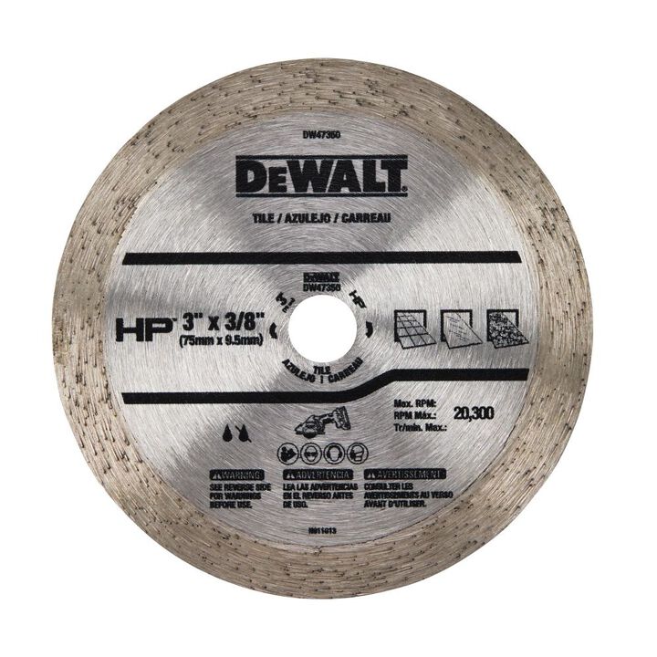 DEWALT 3in Continuous HP Tile Blade