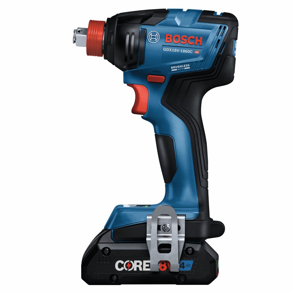 Bosch 18V 2-Tool Combo Kit - Impact Driver, 1/2-Inch Hammer Drill/Driver, 1 CORE18V 8Ah Battery, 1 CORE18V 4Ah Compact Battery, large image number 7