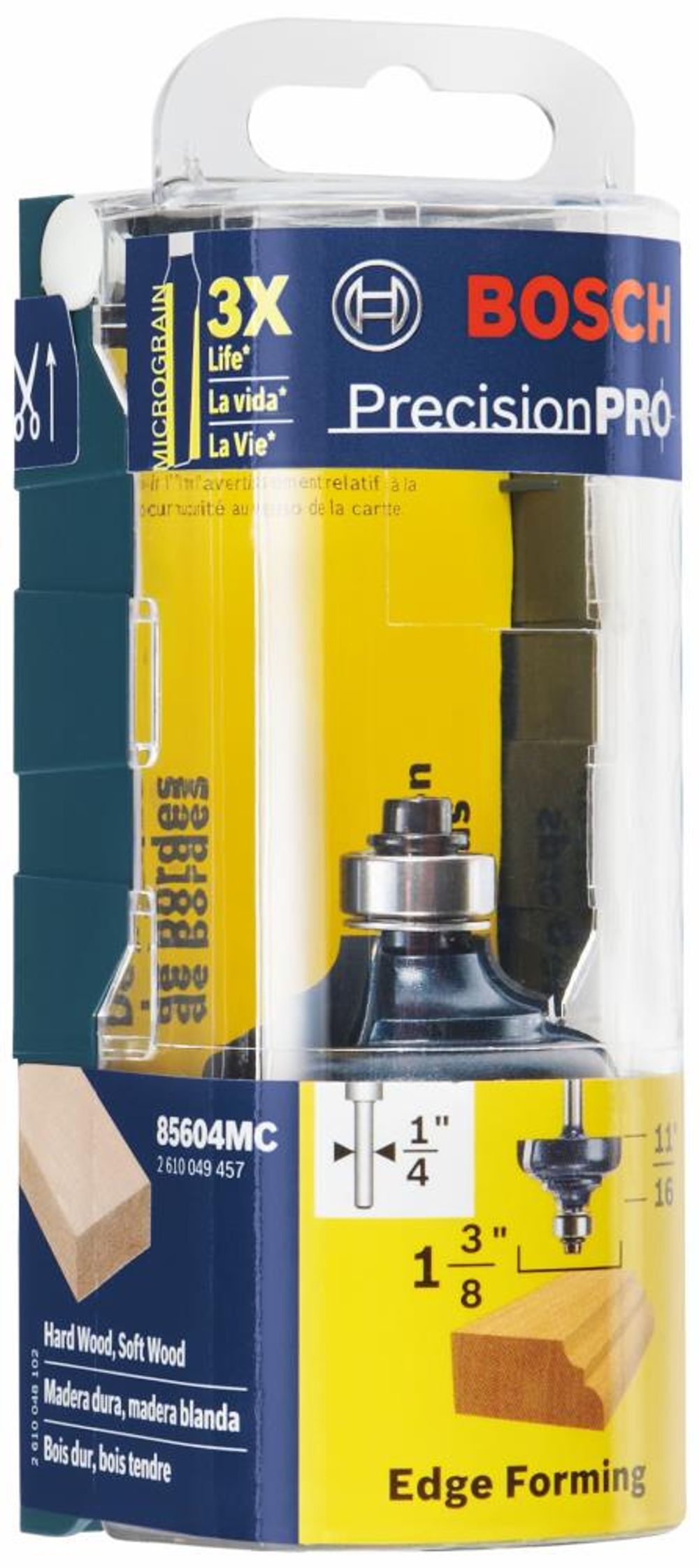 Bosch 1 3/8in x 11/16in Carbide Tipped Cove and Bead Router Bit, large image number 2