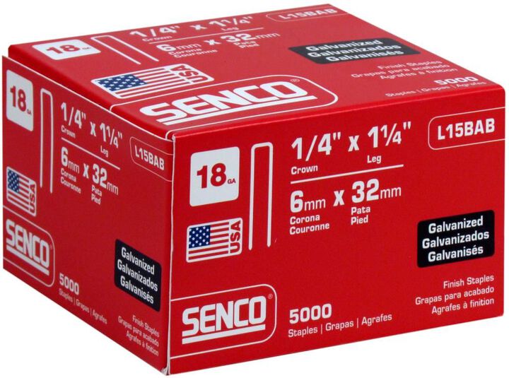 Senco 1-1/4 In. 1/4 In. Crown 5000 Per Bo x 18 gal Medium Wire Staples