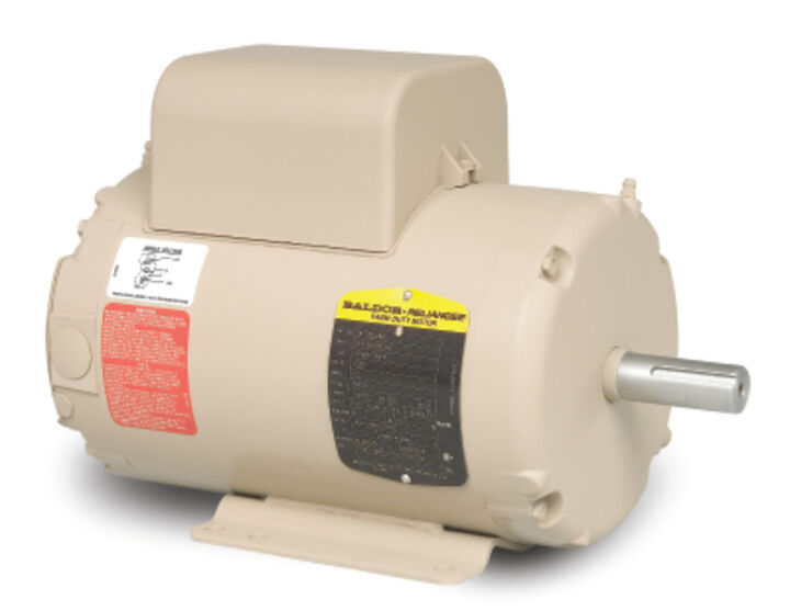 Baldor-Reliance Farm Duty Motor 3HP 145TZ Frame 3600 Sync RPM 230 Voltage AC TEAO Enclosure NEMA Frame Profile Single Phase 60 Hz AFL3524A
