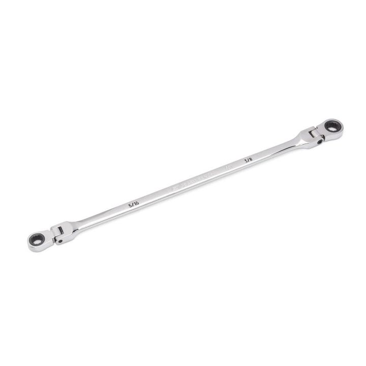 GEARWRENCH 90 Tooth 12 Point GearBox Double Flex Ratcheting Wrench 5/16x3/8