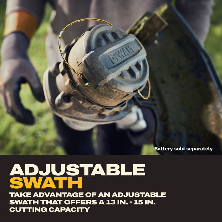 DEWALT 20V MAX Brushless Foldable String Trimmer (Bare Tool), large image number 5