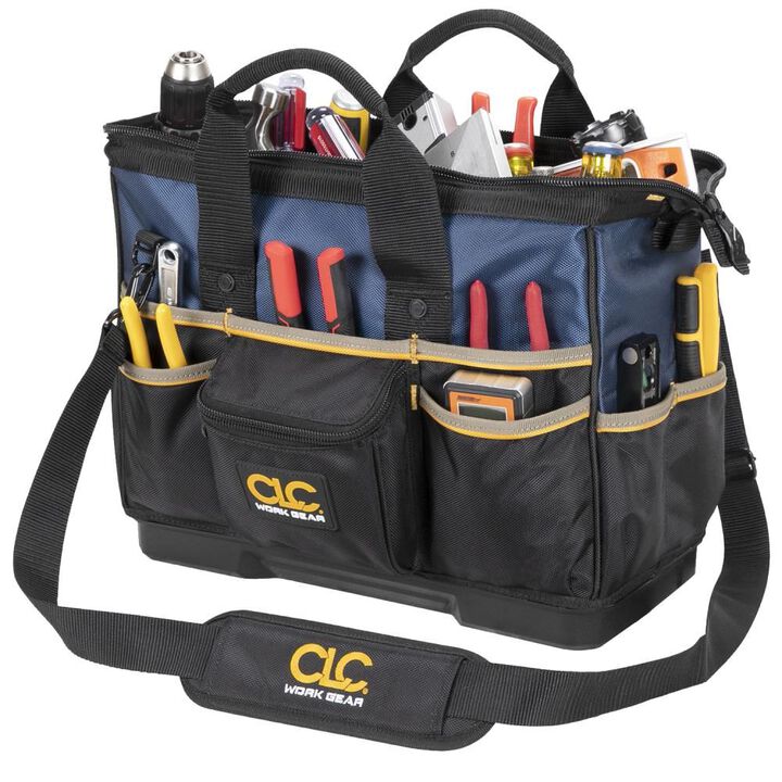 CLC Tool Bag Molded Base Bigmouth Tote 16in