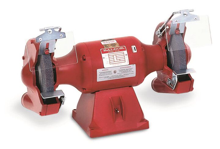 Baldor-Reliance 8 Inch Red Bench Grinder