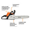 Stihl MS 180 C-BE Gas Powered 16 Inch Chainsaw - 61 PPM, small image number 2