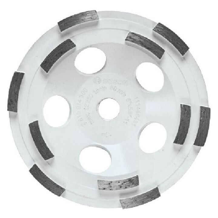Bosch 5 Inch Steel Double Row Segmented Diamond Cup Wheel for Concrete, large image number 0