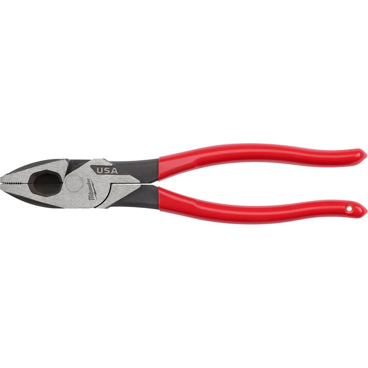 Milwaukee 9inch Linemans Dipped Grip Pliers (USA)