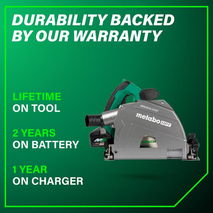 Metabo HPT 36V MultiVolt Cordless 6-1/2 Inch Track Saw Kit, large image number 8