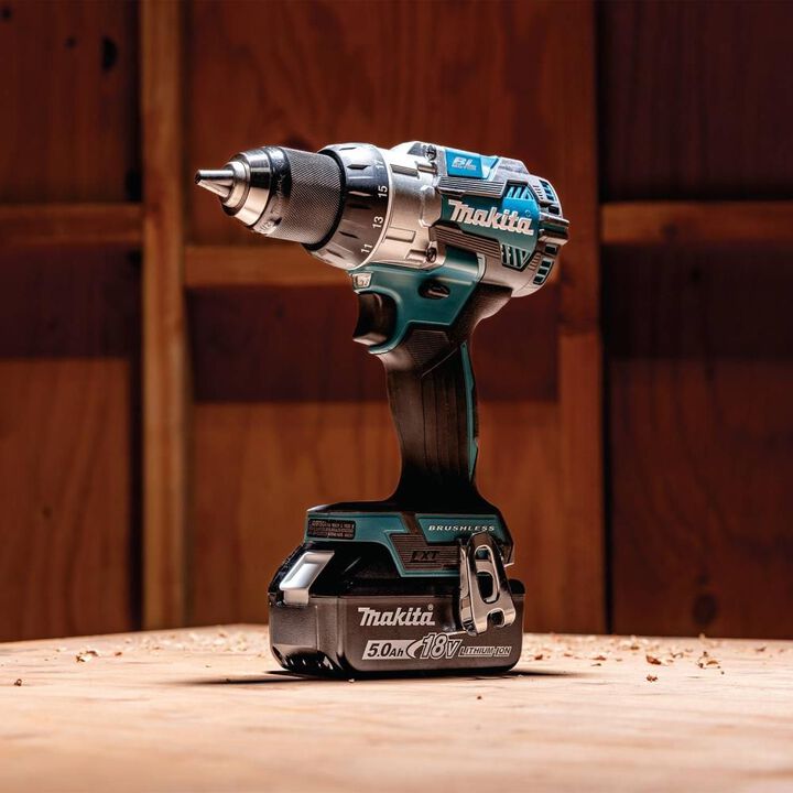 Makita 18V LXT Lithium-Ion Brushless Cordless 1/2" Driver-Drill Kit (5.0Ah), large image number 2