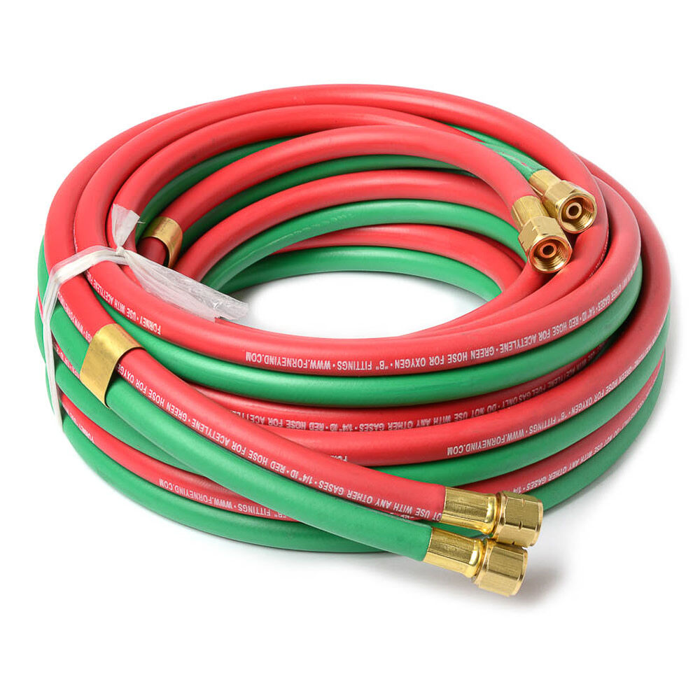 Forney Industries R-Grade Oxy-Acetylene Hose 1/4in x 25 ft., large image number 1