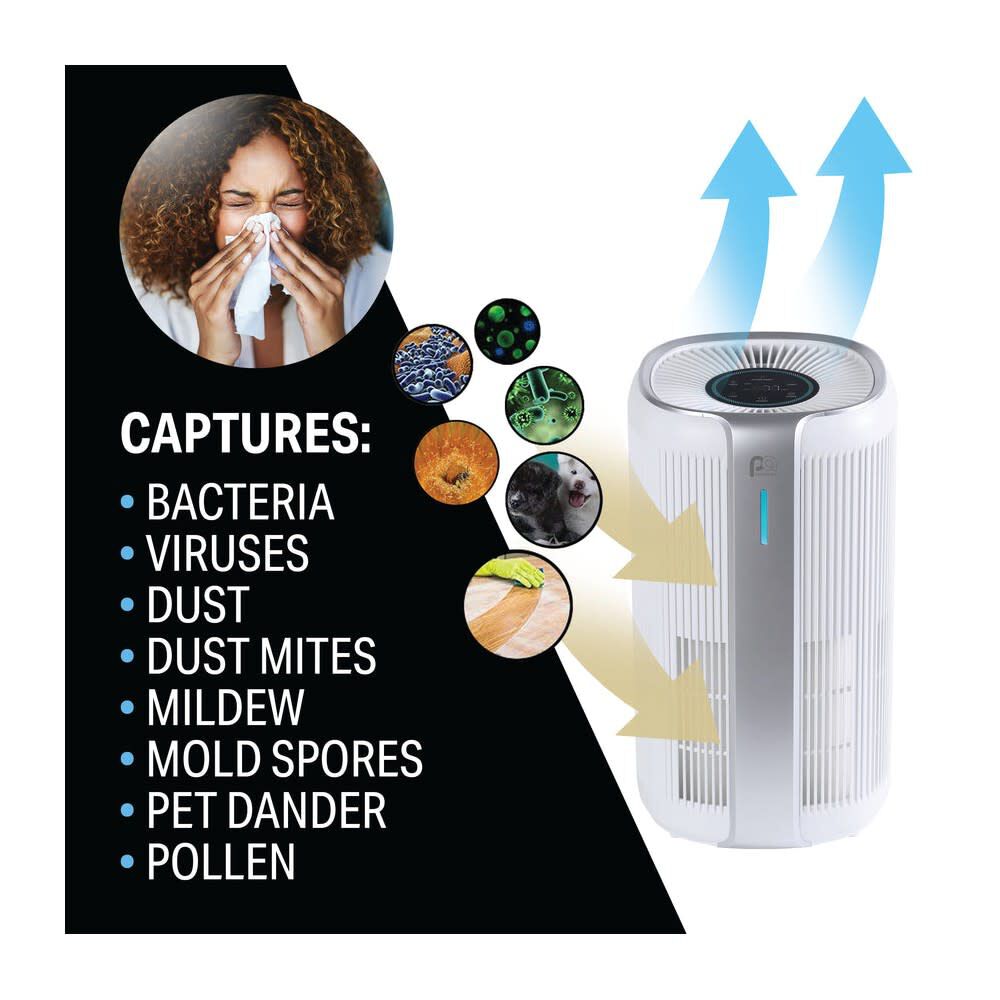 Perfect Aire 323 Sq-Ft. 16 Inch 177.5 CFM HEPA Air Purifier with Fan Speed, large image number 13