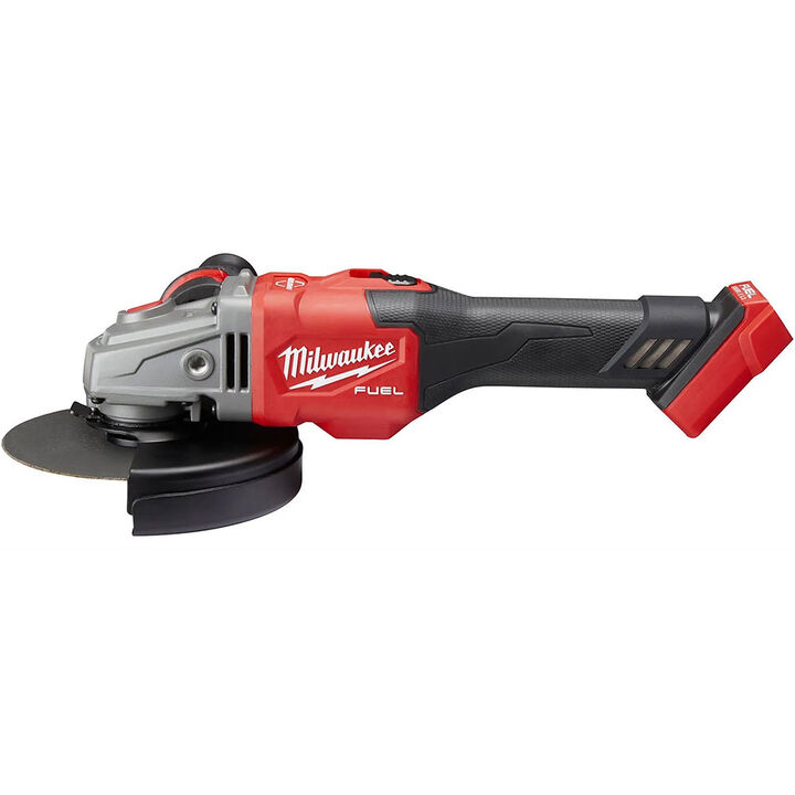 Milwaukee M18 FUEL 4-1/2 in.-6 in. Lock-On Braking Grinder with Slide Switch (Bare Tool)