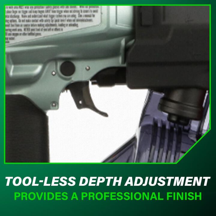 Metabo HPT NV75A5 Pneumatic 3in Siding/Light Framing Sheathing Coil Nailer, large image number 6