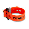 Titan Straps 6 Inch Fire Polyurethane Mini Strap with Nylon Buckle - 4 Pack, small image number 1