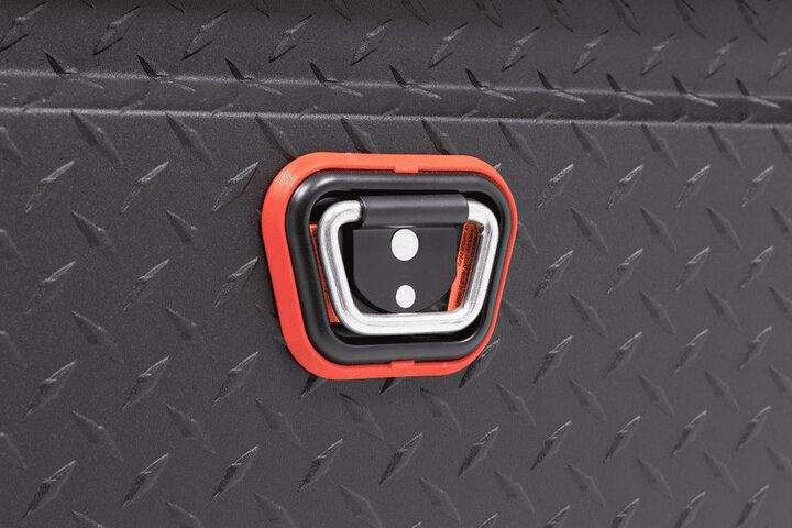 Weather Guard Saddle Truck Tool Box AluminumCompact Deep Textured Matte Black, large image number 7