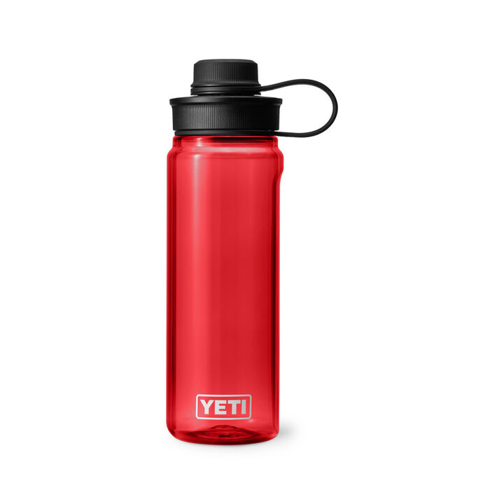 YETI 750 ML/25 Oz Yonder Water Bottle with Yonder Tether Cap Rescue Red
