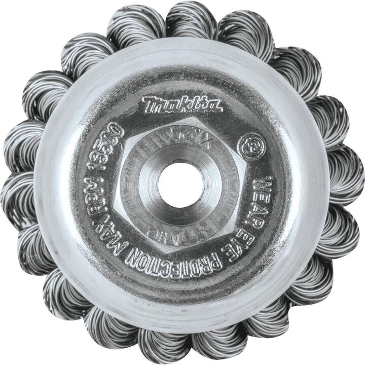 Makita 2-3/4in Knot Wire Cup Brush M10 x 1.25, large image number 2
