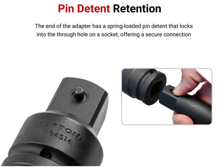 Tekton 1/4, 3/8, 1/2, 3/4 Inch Impact Adapter/Reducer Set, 7 Pieces, large image number 2