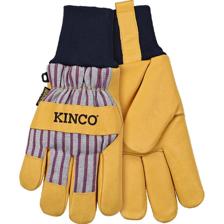 Kinco 1927KW Lined Premium Grain Pigskin Palm Work Gloves Small, large image number 0