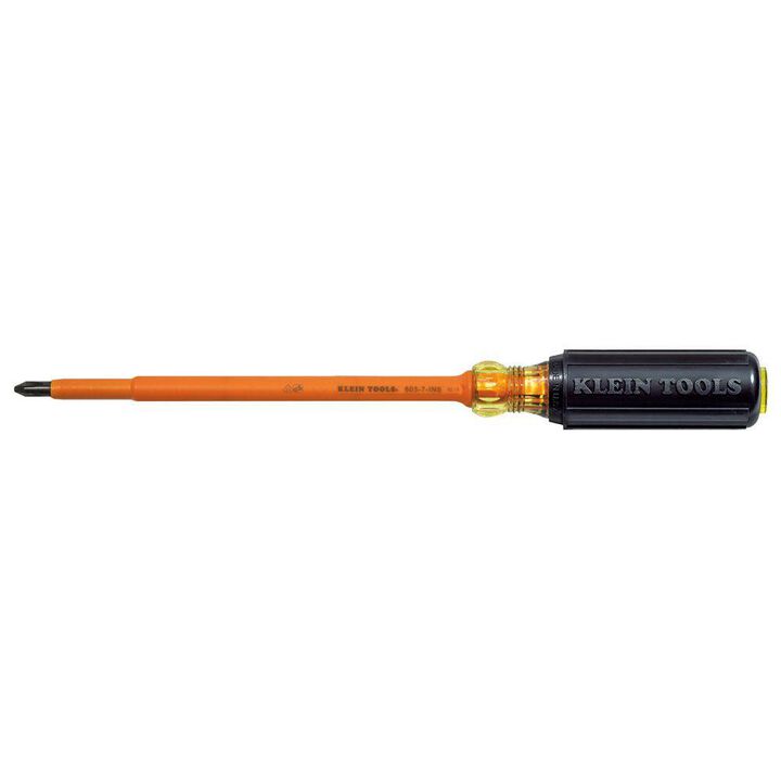 Klein Tools Screwdriver Insulated #2 Phillips 7inch L