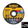 DEWALT 3 Inch x 1/16 Inch Type 1 Bonded Cutting Wheel Bundle, 25 Pieces, small image number 1