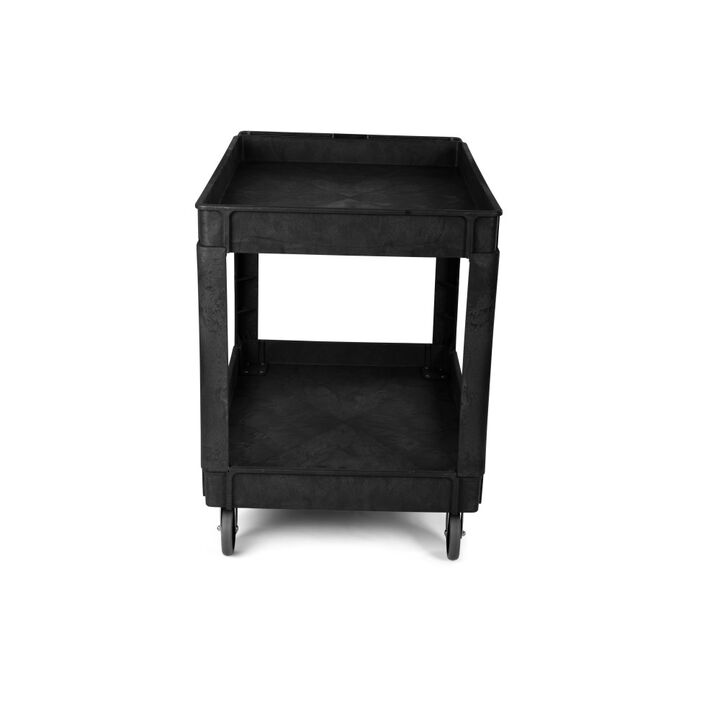 Toter Material Handling Utility Cart with Lipped Top and Straight Handle, large image number 1