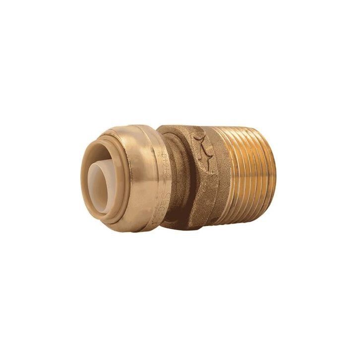 Sharkbite Push to Connect 1/2in Male T x 1/2in D MNPT Adapter