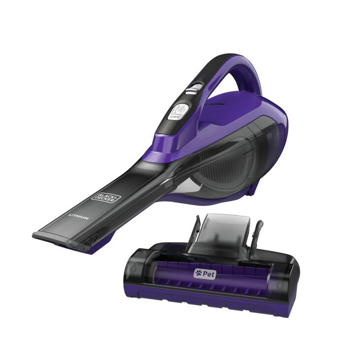Black and Decker Lithium Hand Vac Pet Purple