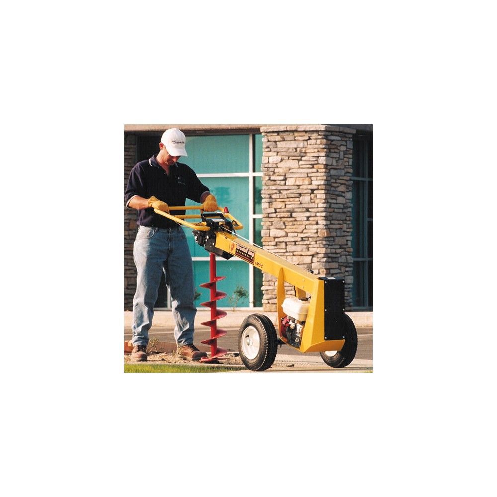 Ground Hog Mechanical One-Man Earth Drill w/ Honda GX160, large image number 2