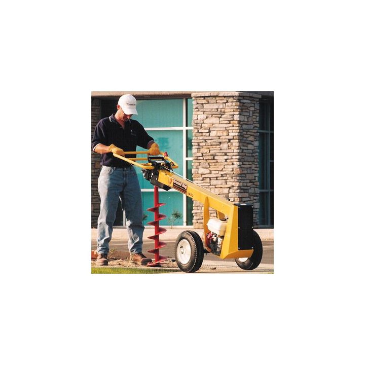 Ground Hog Mechanical One-Man Earth Drill w/ Honda GX160, large image number 1