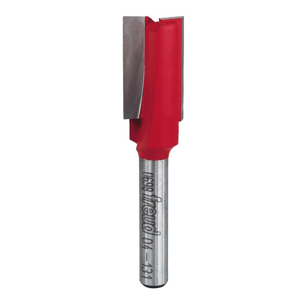Freud 1/2 In. (Dia.) Double Flute Straight Bit with 1/4 In. Shank, large image number 1