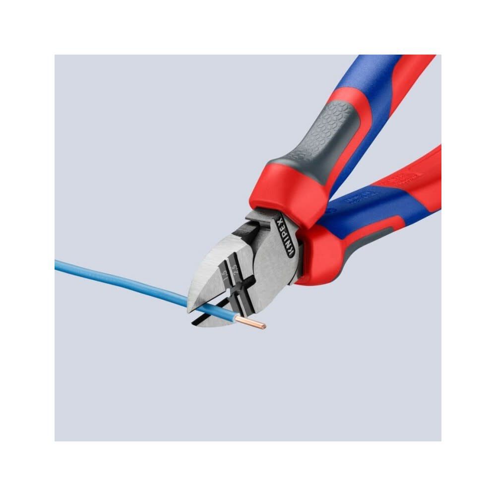 Knipex 6-1/4 Inch Vanadium Steel Diagonal Cutting Plier with Stripper, large image number 9
