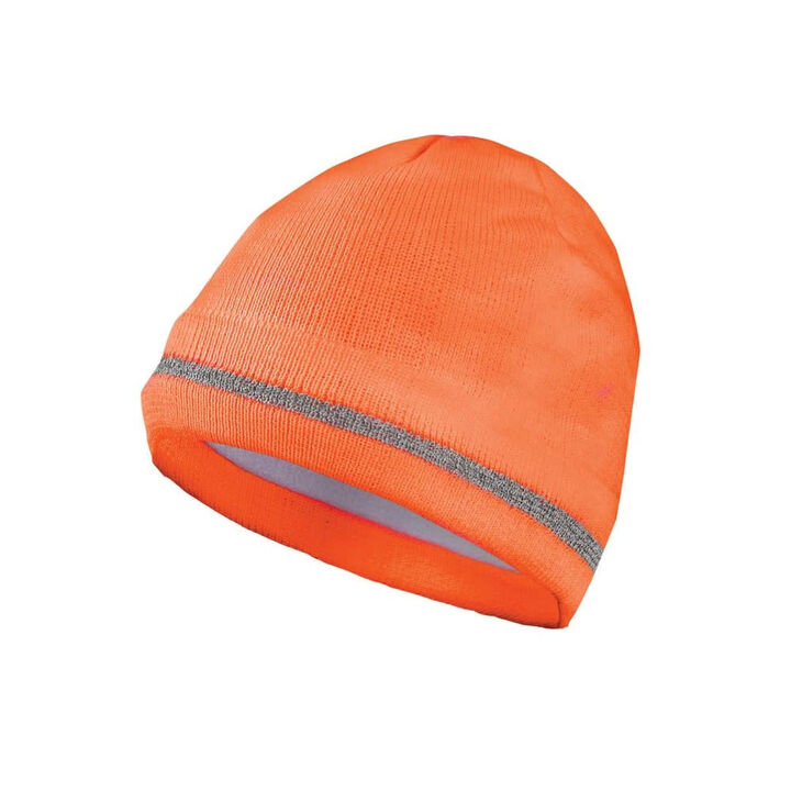 Occunomix Hi-Vis Orange Hi-Viz Knit Cap with Polyester Lining One Size Fits Most