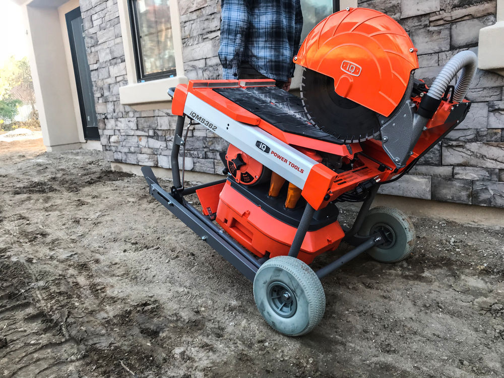 iQ Power Tools 16.5 in Masonry Saw Dust Control with Stand, large image number 7