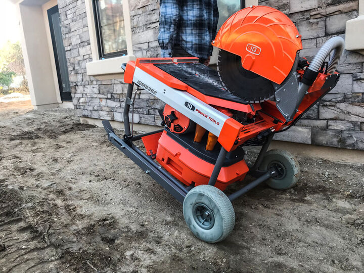 iQ Power Tools 16.5 in Masonry Saw Dust Control with Stand, large image number 6