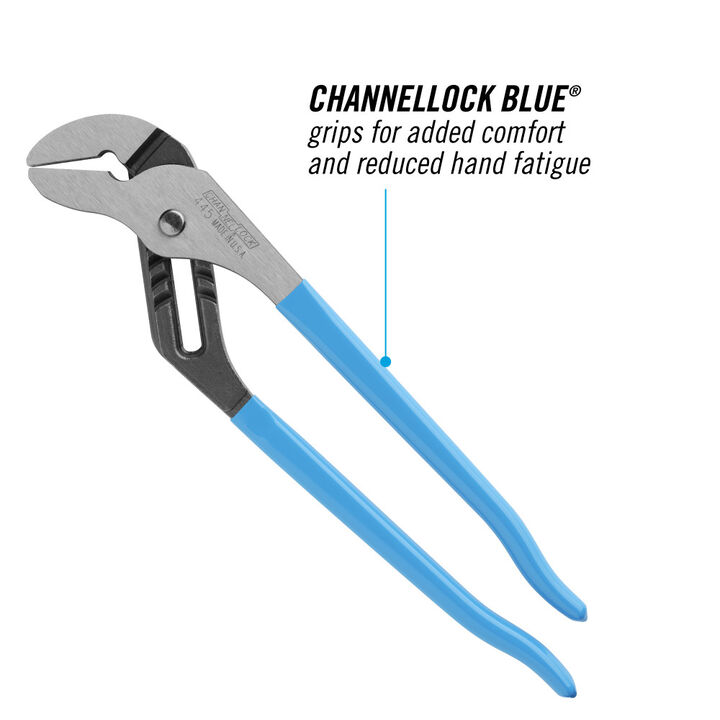 Channellock 12 Inch Smooth Jaw Tongue and Groove Pliers, large image number 3