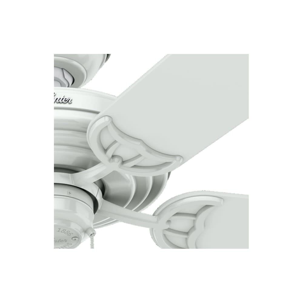 Hunter Fan Sea Air Ceiling Fan 52in Outdoor White White, large image number 3