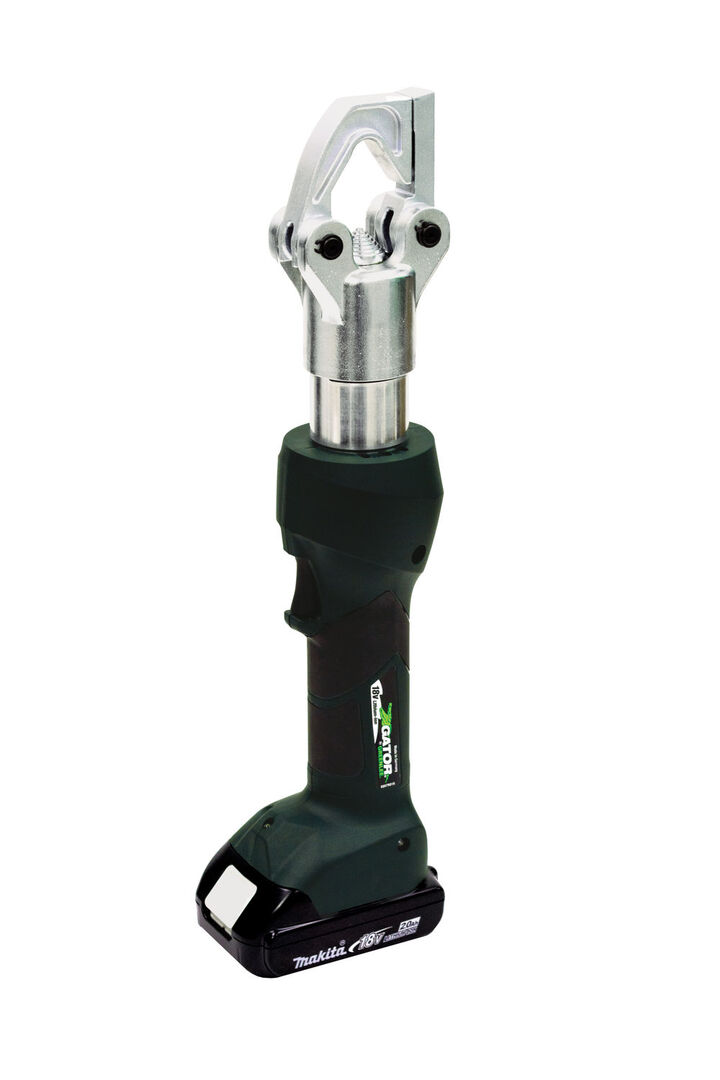 Greenlee 6-Ton, Dieless Crimper Kit, 120V Charger, Two 2 Ah Batteries