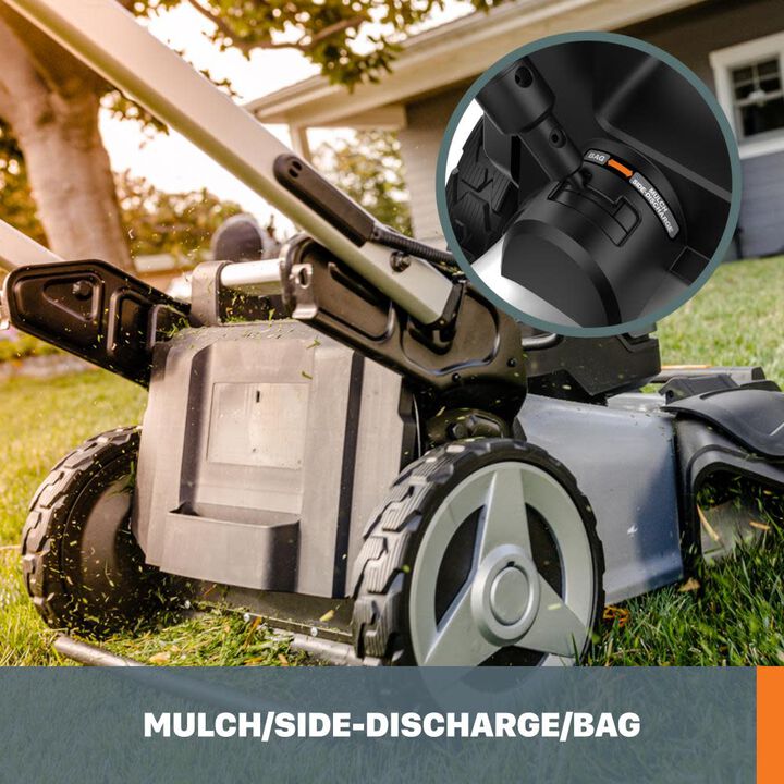 Worx Nitro 40V Power Share PRO 21 Inch Cordless Self-Propelled Lawn Mower Kit, large image number 5