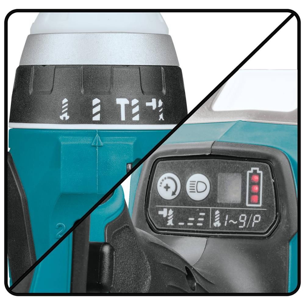 Makita 18V LXT Hybrid Impact Hammer Driver Drill (Bare Tool), large image number 10