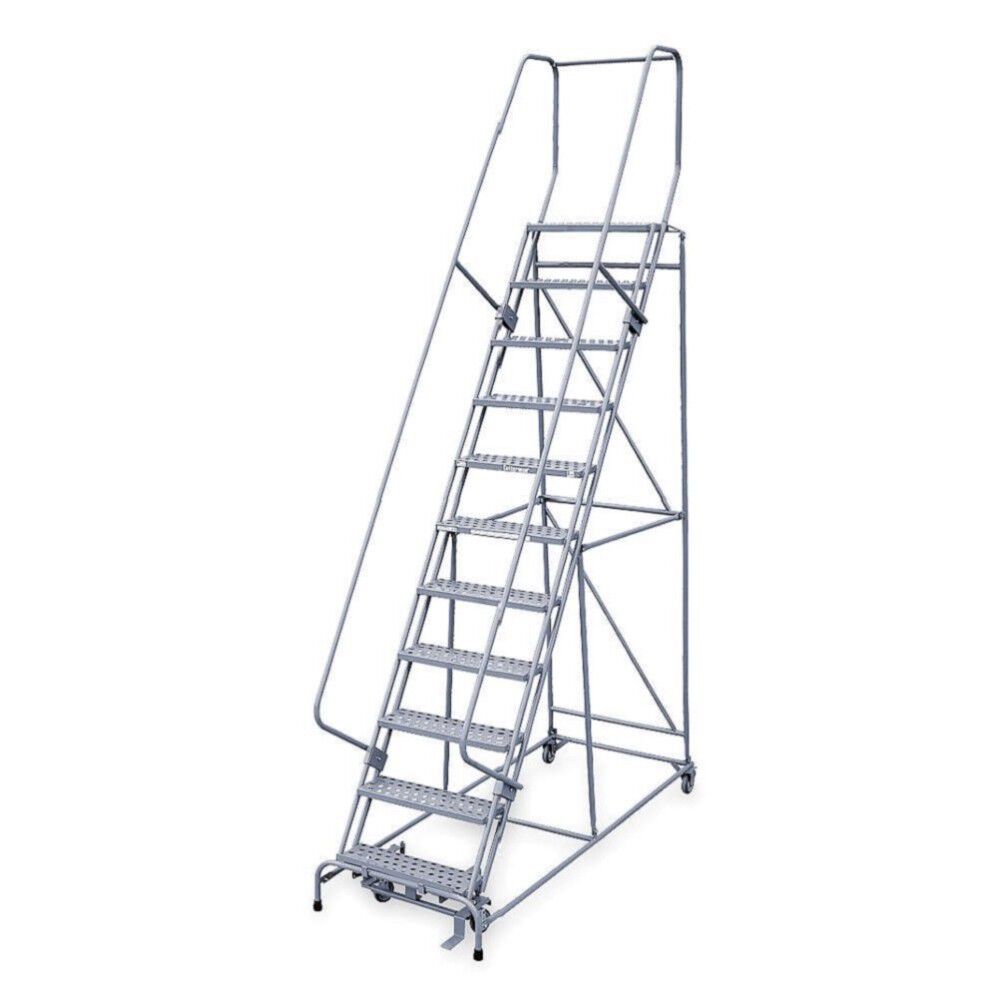 Cotterman Series 1000 11 Step X 26in W A6 Tread Step Ladder w/handrails, large image number 1